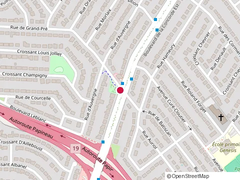 Location of Centre Chiropratique Concorde at 2315  boulevard de la Concorde E, Laval