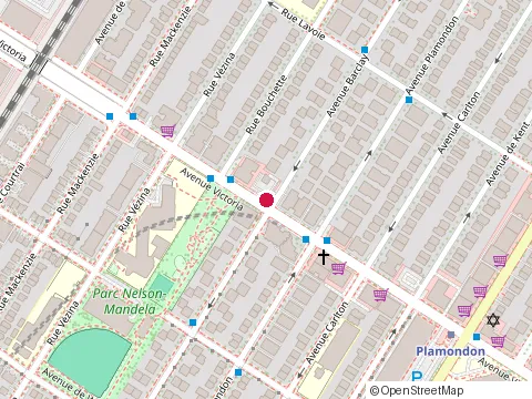 Location of Centre Communautaire Abe-Limonchik at 6600 Abe Victoria, Montréal