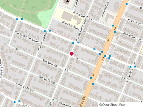 Location of Centre Communautaire de l'Esprit Saint at 8670 Rue de Forbin-Janson, Montréal