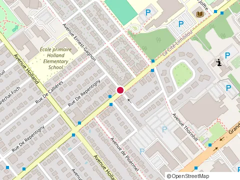 Location of Centre d'Audio-Psycho-Phonologie de Québec at 975 avenue Ernest-Gagnon, Québec