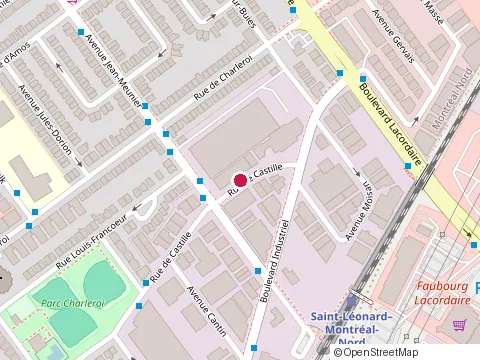 Location of Centre d'Auto Am Inc at 5582 Rue de Castille, Montreal-Nord