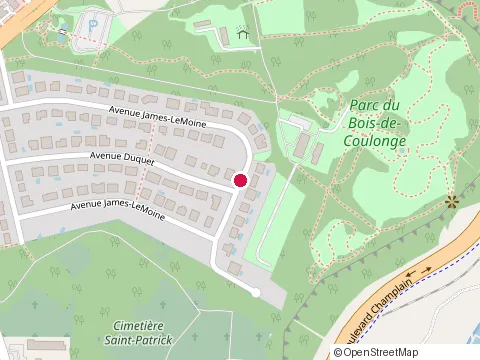 Location of Centre d'Enseignement Enr at 1339 avenue James-Lemoine, Québec