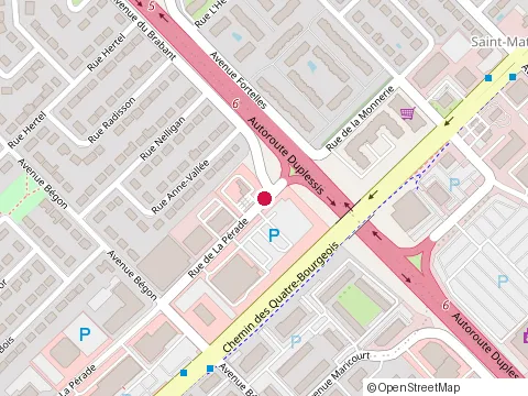 Location of Centre d'Entraide Emotions at de la R. de la Pérade 3360, Québec
