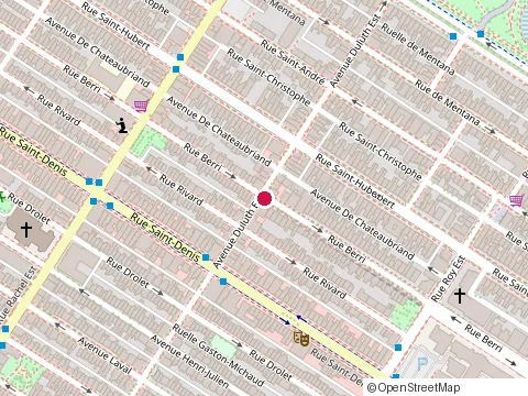 Location of Centre d'Entrepreneuriat en Restauration de Montre at 3995 Rue Berri, Montréal