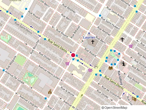 Location of Centre d'Epilation Adela at 5004 Rue Saint-Denis, Montréal
