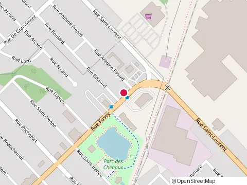 Location of Centre d'Osteopathie de Trois-Rivieres at 195  Rue Fusey, Trois-Rivières
