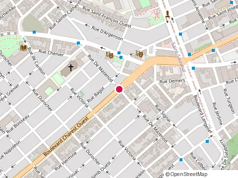 Location of Centre de Consultation et de at 155 Boulevard Charest E, Québec