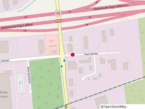 Location of Centre de Conversion de l'Outaouais - Cco at 1730 Rue Atmec, Gatineau