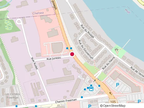 Location of Centre de Débosselage de l'Outaouais at 40 Rue Juneau, Gatineau