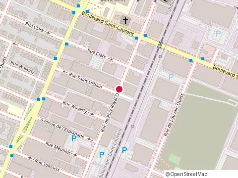 Location of Centre de Debosselage S & W at 80 Rue de Port-Royal O, Montréal