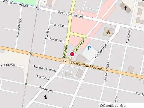 Location of Centre de Denturologie at 2094 Rue Sainte-Famille, Jonquière