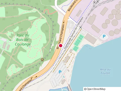 Location of Centre de Distribution at 1111 boulevard Champlain, Québec