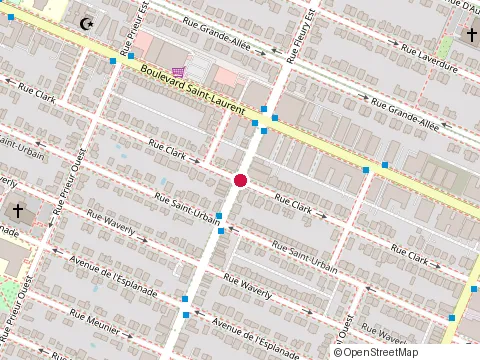 Location of Centre de Formation Cenop at 30 Rue Fleury Ouest, Montréal
