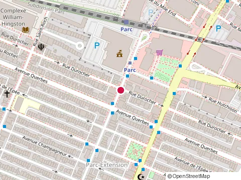 Location of Centre de Formation Utopia Académie at 467 Ogilvy Avenue, Montréal
