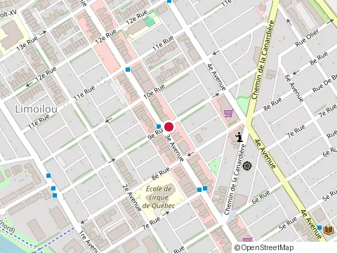 Location of Centre de la Petite Enfance at 896,3Ème Avenue, Québec