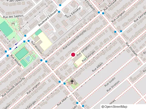 Location of Centre de la Petite Enfance Caillou at 1675 Rue Langevin, Saint-Hubert