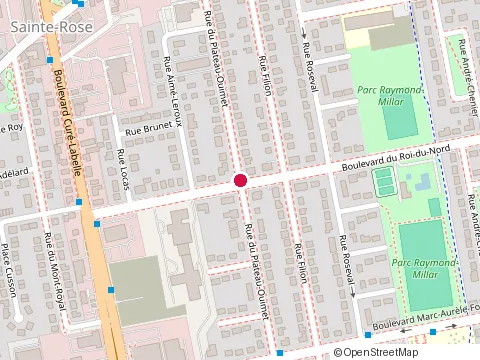 Emplacement de Centre de la Petite Enfance la Marmaille au 1455 Rue du Plateau-Ouimet, Laval