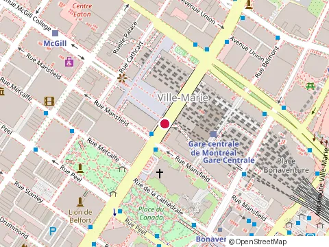 Location of Centre de la Petite Enfance Viroulu at 850 boulevard René-Lévesque E, Montréal