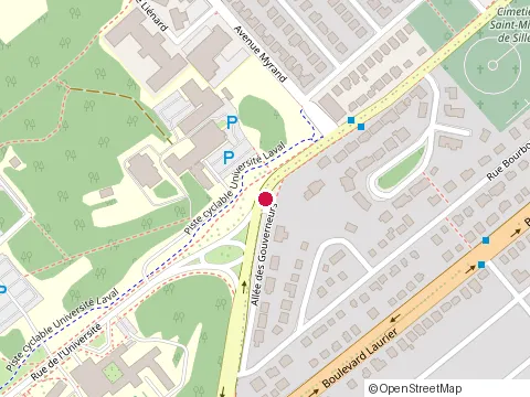Location of Centre de Pleine Conscience de Québec at 1002 All. des Gouverneurs, Québec
