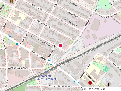 Location of Centre de Psychologie Clinique de la Rive Sud at 620 Avenue Notre Dame, Saint-Lambert