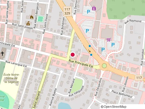 Location of Centre de Readaptation at 144 Rue Principale E #300, Sainte-Agathe-des-Monts