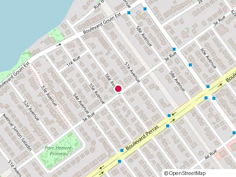 Location of Centre de Readaptation at 12605 56E Avenue, Montréal