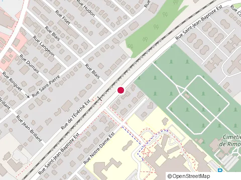 Location of Centre de Readaptation en at 325 Rue St Jean Baptiste E, Rimouski