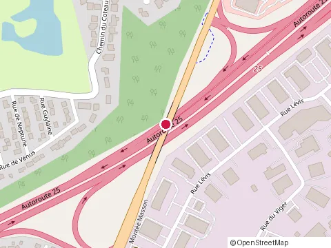 Location of Centre de Readaptation le Bclr at 819 Mnt Masson, Terrebonne