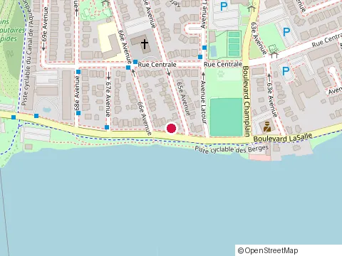 Location of Centre de Sante de la Rive at 8809 boulevard Lasalle # A, LaSalle