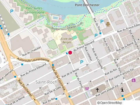 Location of Centre de Services Scolaire de la Capitale at 510 Rue du Prince-Édouard, Québec
