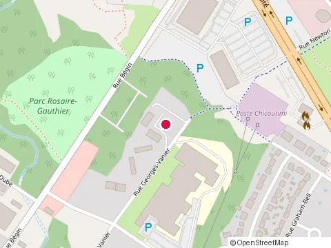 Location of Centre Deducation des Adultes at 847 Rue Georges-Vanier, Chicoutimi