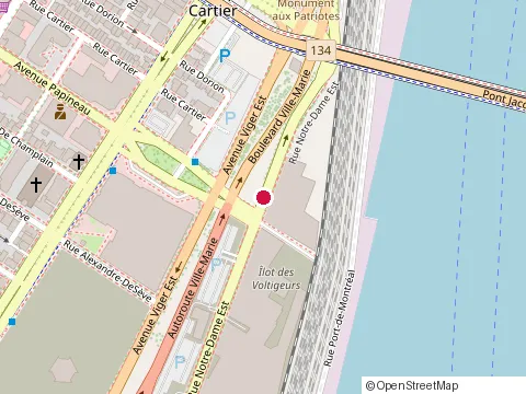 Location of Centre Dentaire Amari at 1838 rue Notre Dame O, Montréal