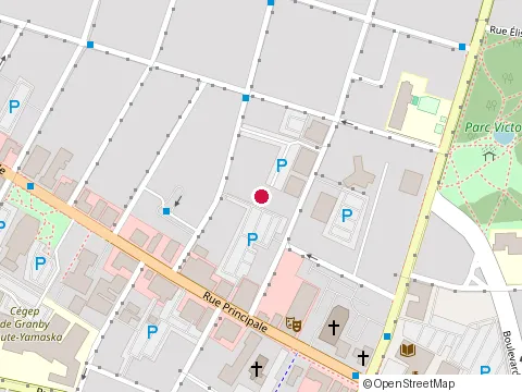Location of Centre Dentaire Caron at 65 Rue du Centre, Granby