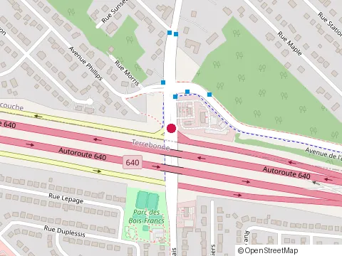 Location of Centre Dentaire Carpentier at 170 Chem. des Anglais, Mascouche