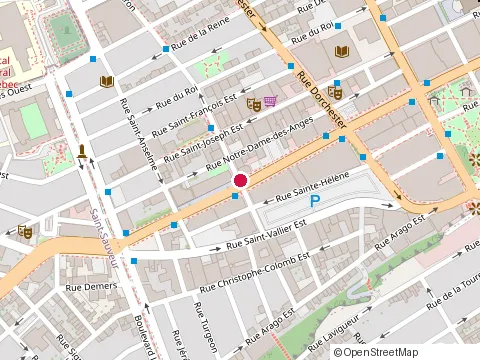Location of Centre Dentaire Charest at 210 Boulevard Charest E 4E Étage, Québec