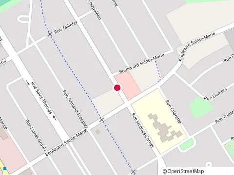 Location of Centre Dentaire Claude Bastien Dr at 279 Rue Jacques-Cartier, Salaberry-de-Valleyfield