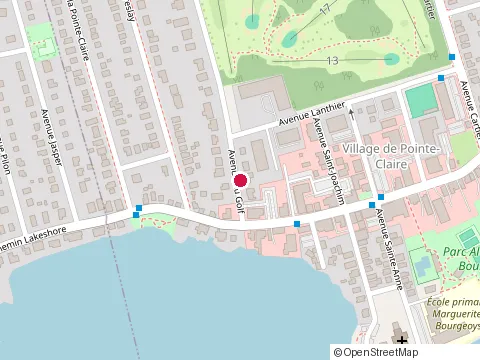 Location of Centre Dentaire Dr. Charlotte Pagé at 1 Golf Ave, Pointe-Claire