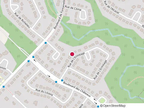 Location of Centre Dentaire Fontainebleau at 143 boulevard des Chateaux, Blainville