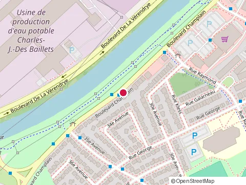 Location of Centre Dentaire Georges at 8262 Champlain Blvd, LaSalle