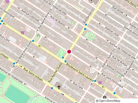 Location of Centre Dentaire Parisloft at 83 Rue Rachel E, Montréal