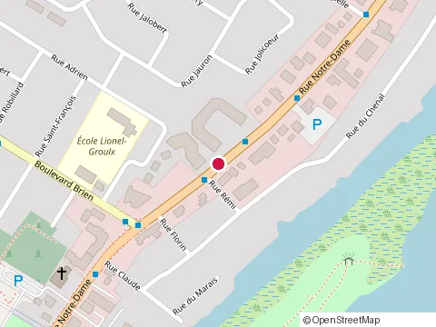 Location of Centre Dentaire Rive-Nord at 489 Rue Notre-Dame Bureau 200, Repentigny