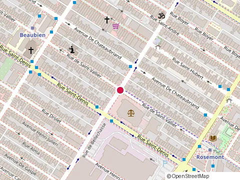 Location of Centre Dentaire Schwartz at 6200 rue Saint-Denis, Montréal