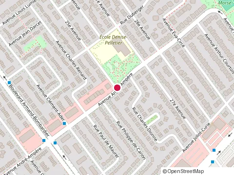 Location of Centre Dentaire Tesolin de Montréal at 8165 Avenue André-Ampère, Montréal