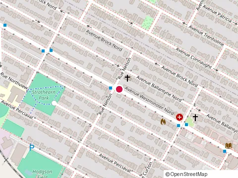 Location of Centre Dentaire Westminster at 101 Avenue Westminster N, Montréal