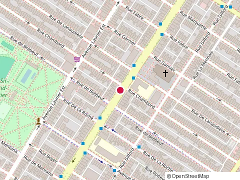 Location of Centre en Soi at 1250 St Joseph Blvd E, Montréal