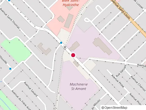 Location of Centre Esthetique Concorde at 16920 avenue de la Concorde S, Saint-Hyacinthe