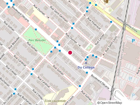 Location of Centre Esthétique Lk at 585 Bd Décarie, Saint-Laurent