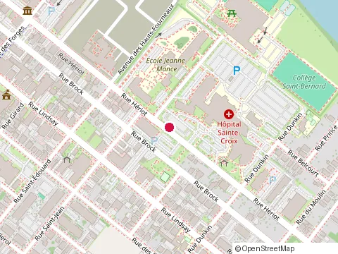 Location of Centre Famille Enfant at 570 Rue Hériot, Drummondville