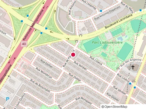 Location of Centre Hygiene Vitalité, Montréal