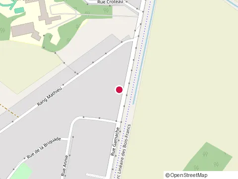 Location of Centre Integre Universitaire at 697 Rue Gamache, Victoriaville